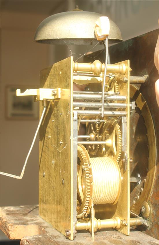 Joseph Windmills, London (1671-1702). A late 17th / early 18th century walnut and marquetry eight day longcase clock, 6ft 7in.